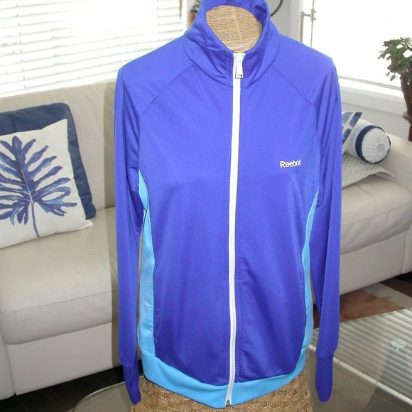 Royal Blue and Light Blue Gym Jacket - Picture 1 of 6